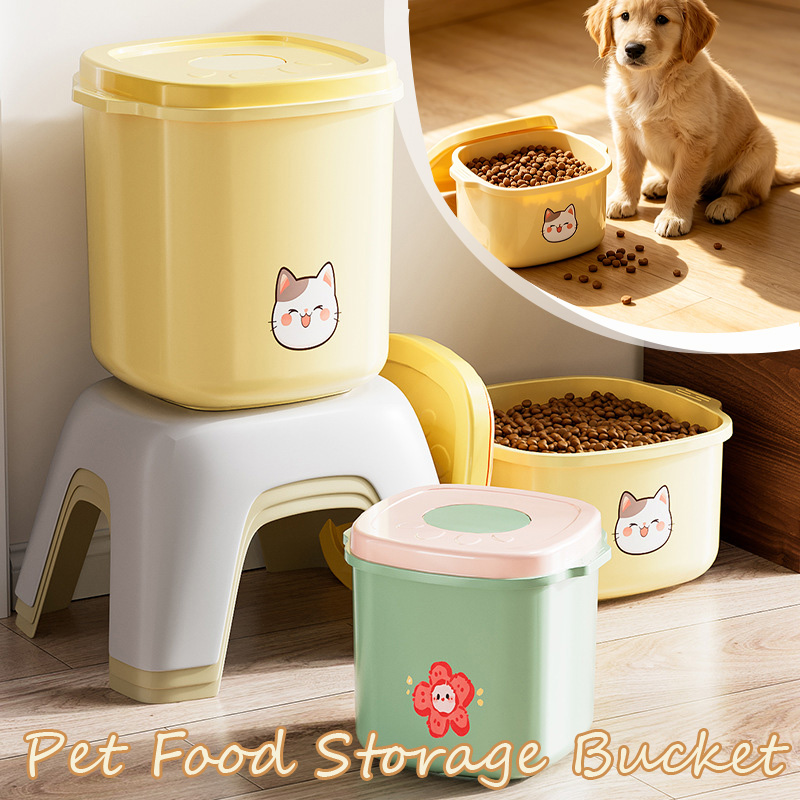 Food Storage Dog - 1 Buah 2.5/5/10L Ember Penyimpanan Makanan