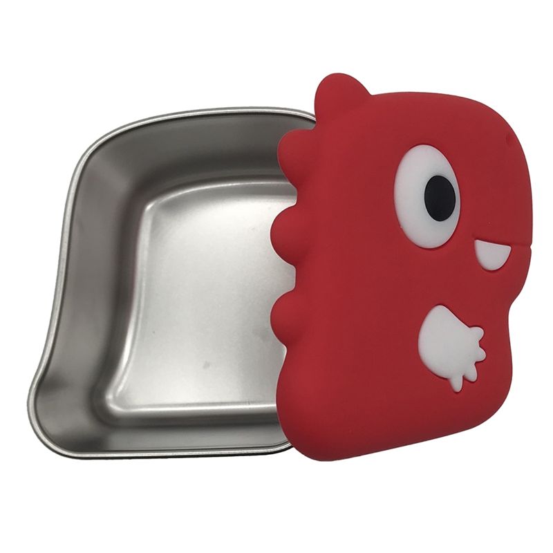 Food Storage Stainless Steel Containers - Kotak Makanan Ringan Dinosaurus Baja Tahan