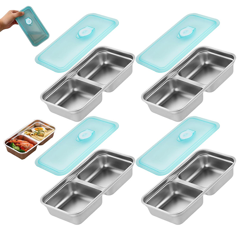 Food Storage Stainless Steel Containers - Kotak Penjaga Kesegaran Baja Tahan Karat