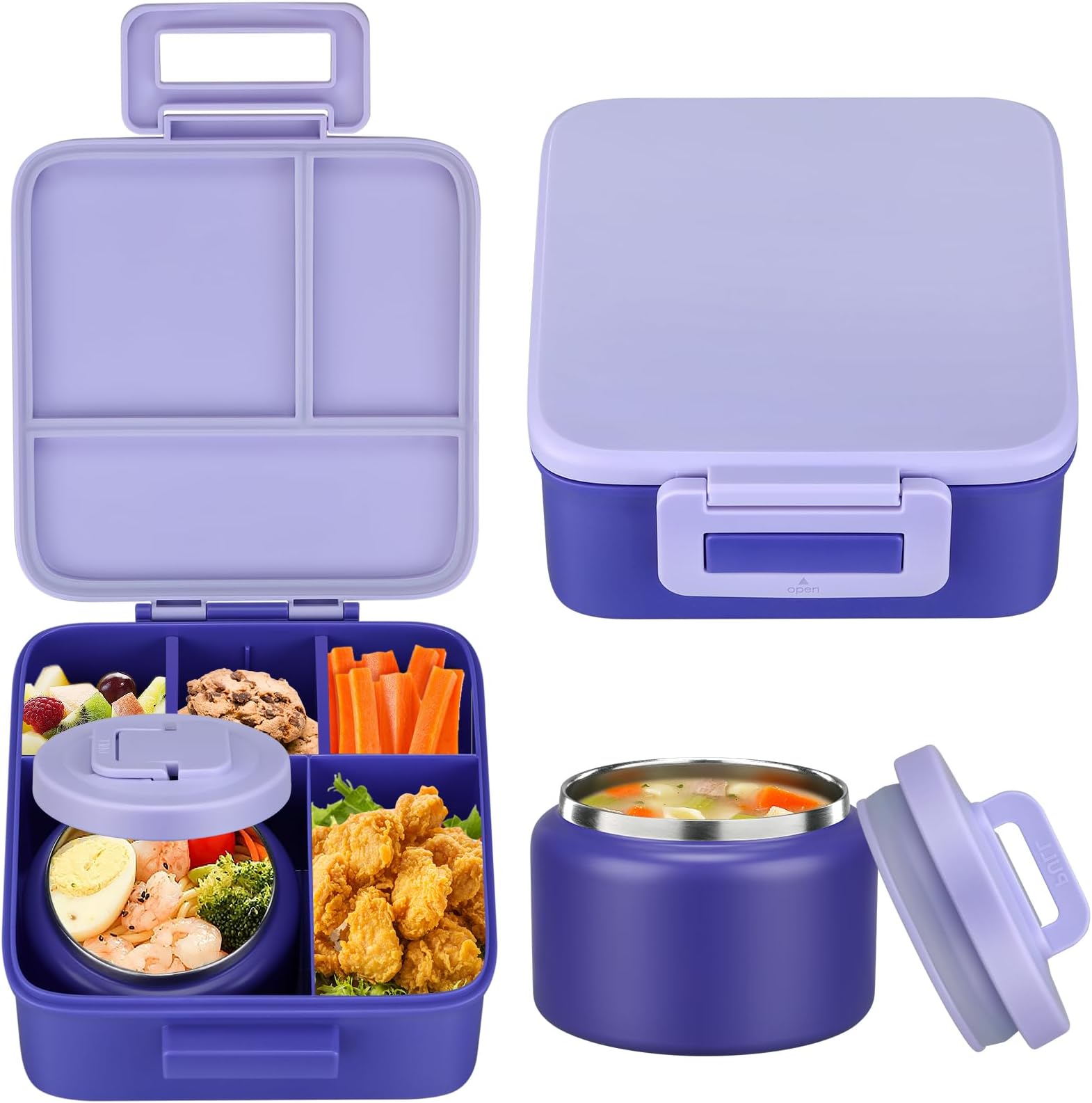 Food Storage Oven Safe - 1 Set Kotak Makan Siang Bento