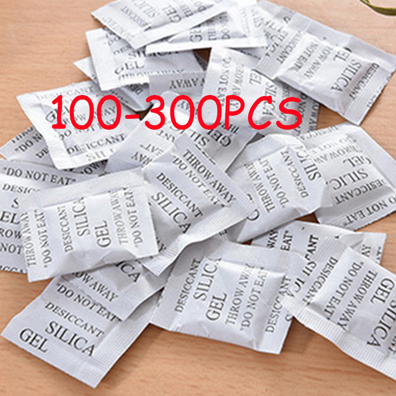 Food Storage Non Toxic - 100-300 buah pak penyerap kelembapan, Silica