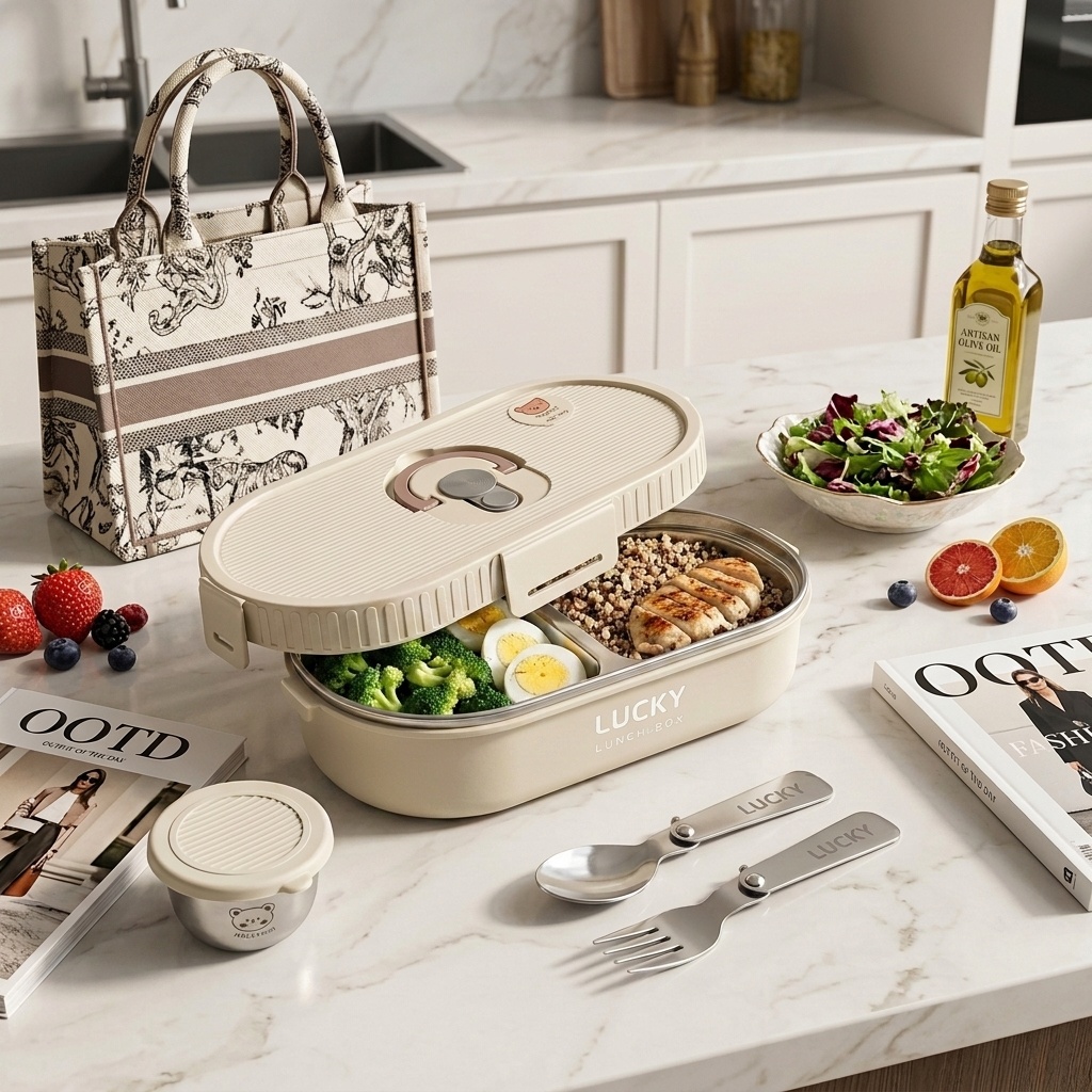 Storage Food Prep - Kotak Makan Bento dari Baja Tahan