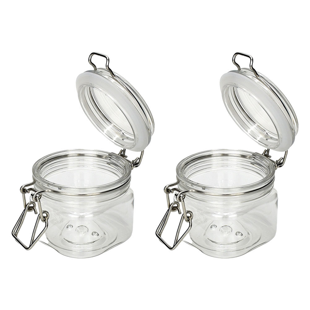 Food Storage Jars & Containers - 2 Buah Stoples Penyimpanan Tertutup Botol