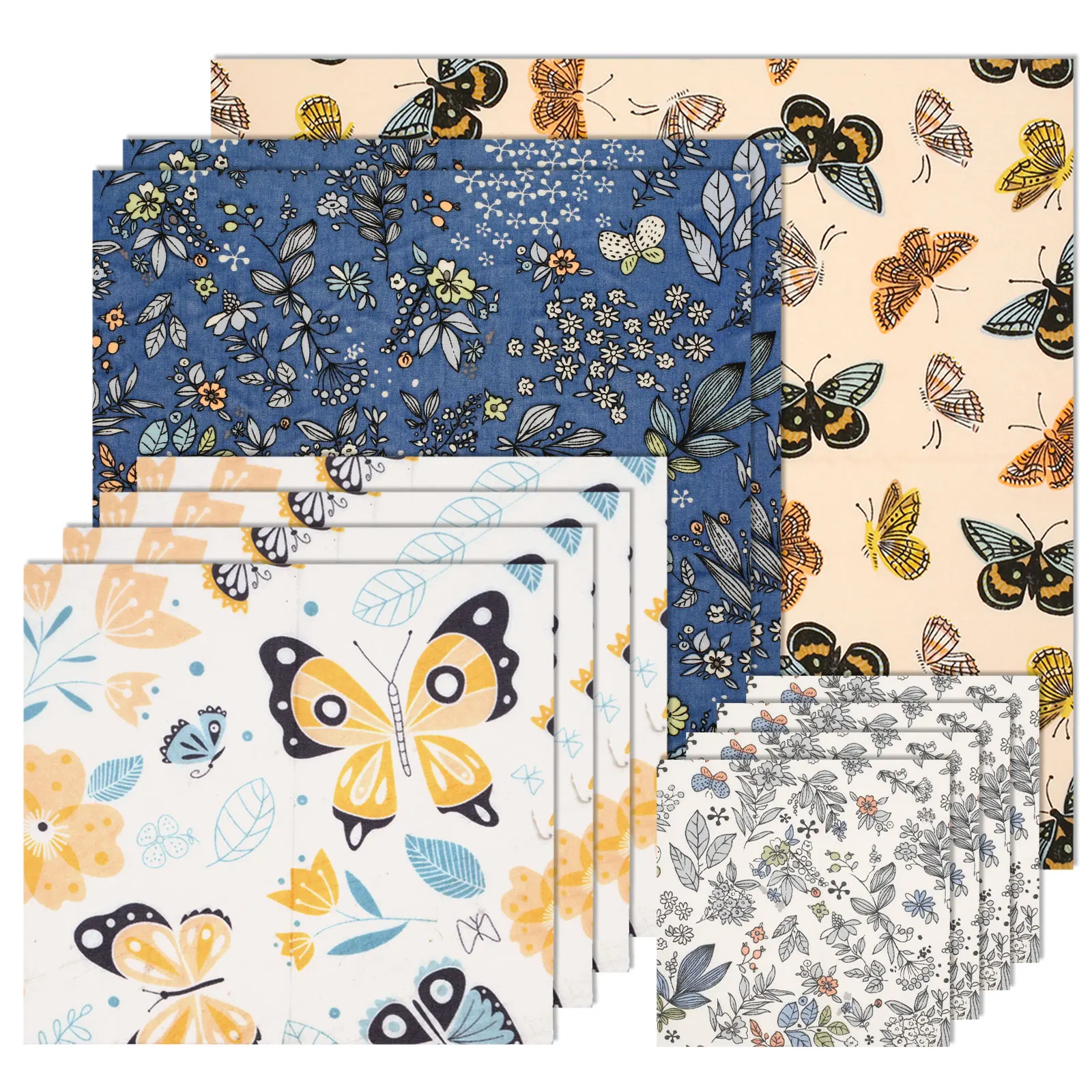 Beeswax Food Wrap - 11 Pcs Set Pembungkus Makanan Lilin