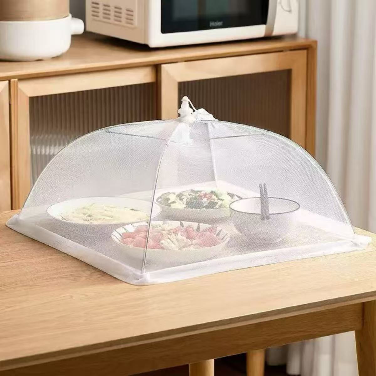 Food Storage Long Term - Penutup Makanan Jaring Lipat Dapat Dicuci