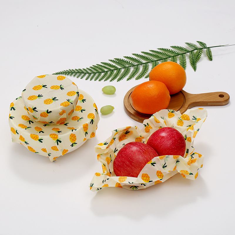 Beeswax Food Wrap - 3/7 buah lilin lebah pembungkus makanan