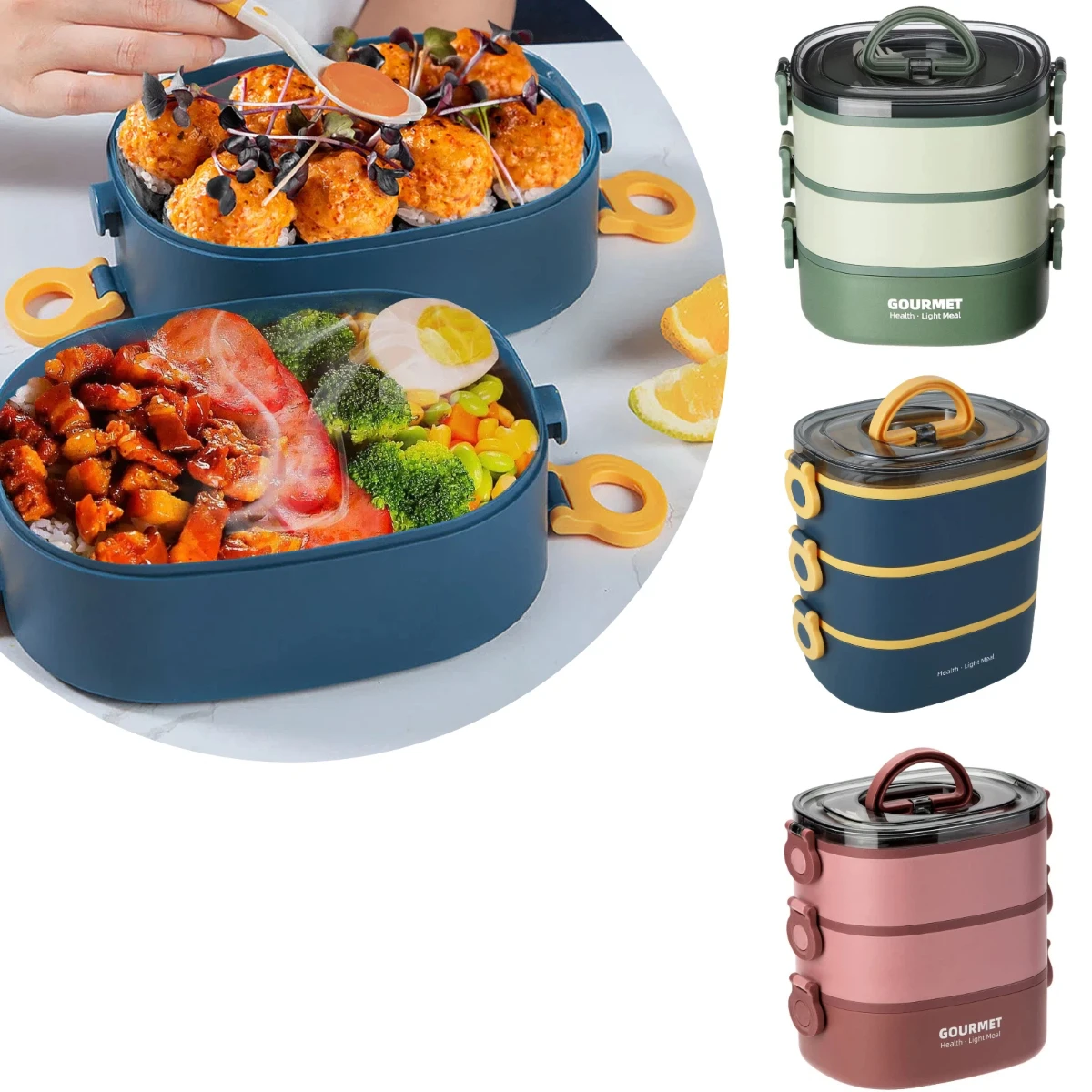 Food Storage To Keep Warm - Kotak makan siang portabel untuk dewasa