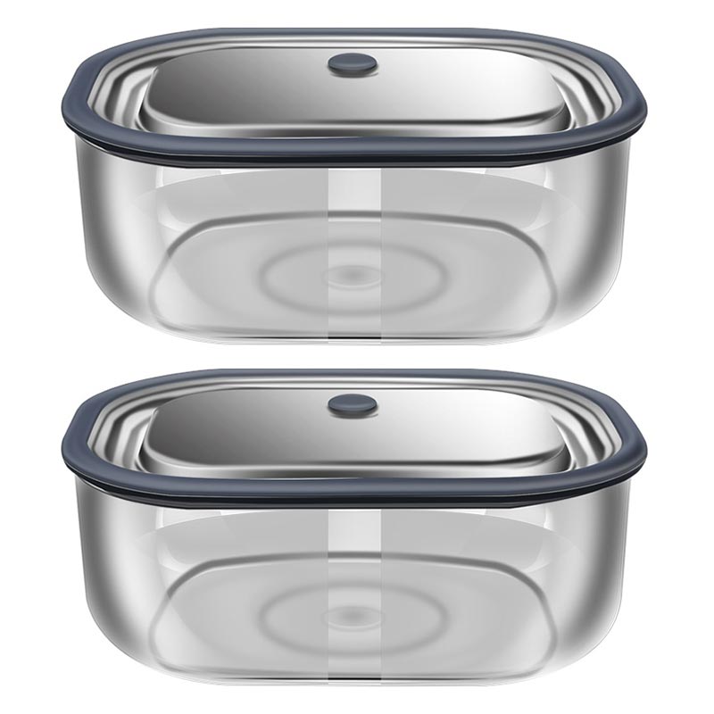 Food Storage Oven Safe - Kotak makan siang persegi panjang kaca