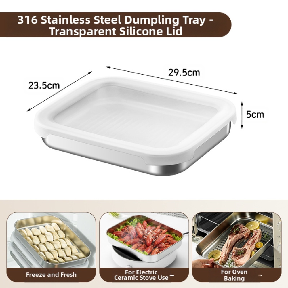 Food Storage Stainless Steel Containers - Wadah Penyimpanan Makanan Stainless Steel Dengan