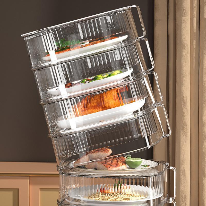 Food Storage Non Toxic - Rak Penyimpanan Makanan Transparan Tahan Panas,