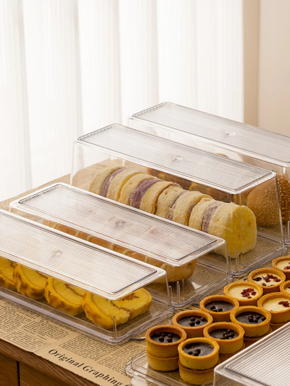 Kotak Penyimpanan Kue Gulung K - Food Storage And Preservation ulasan dan harga