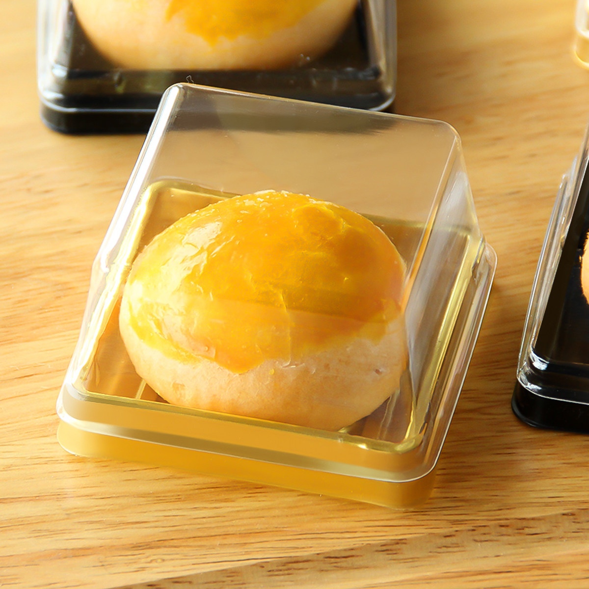 100Pcs Kotak Kue Plastik Trans - Food Storage Lid ulasan dan harga