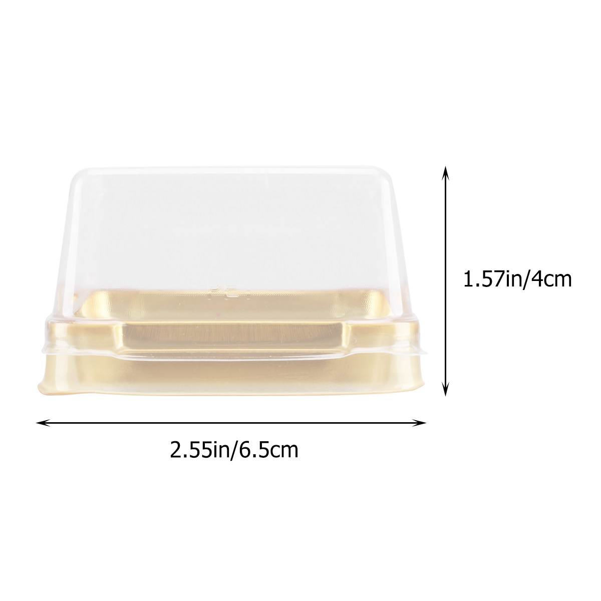 100Pcs Kotak Kue Plastik Trans - Food Storage Lid ulasan dan harga