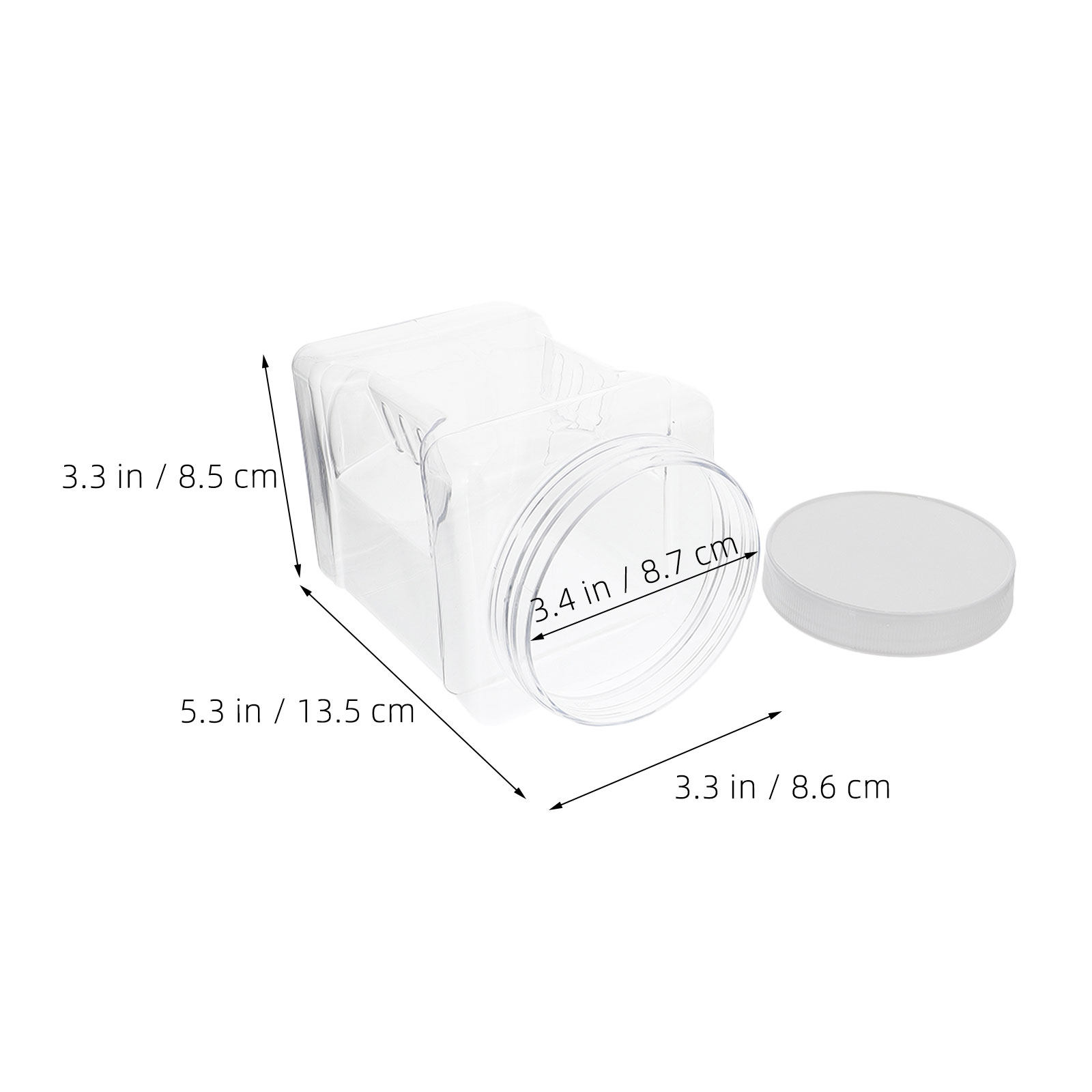 6 Buah Wadah Penyimpanan Plast - Food Storage Jars & Containers ulasan dan harga