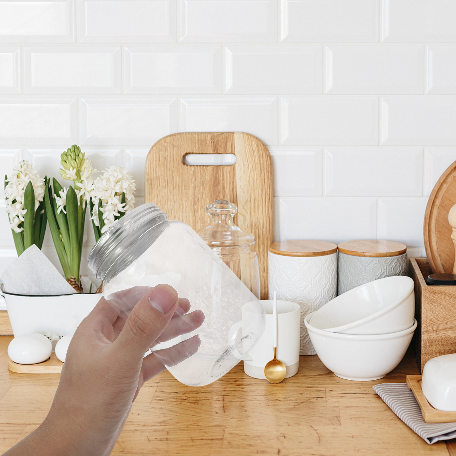 4Pcs Stoples Plastik Transpara - Food Storage Lid ulasan dan harga