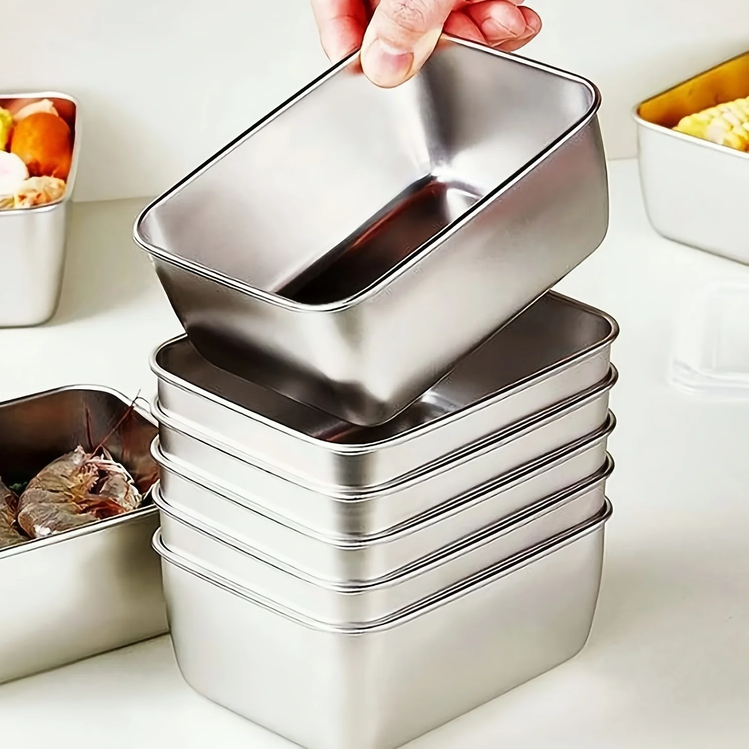 Set Wadah Penyimpanan Makanan  - Food Storage Stainless Steel Containers ulasan dan harga