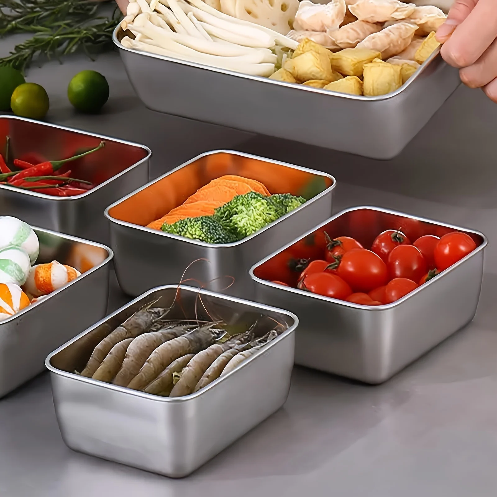Set Wadah Penyimpanan Makanan  - Food Storage Stainless Steel Containers ulasan dan harga