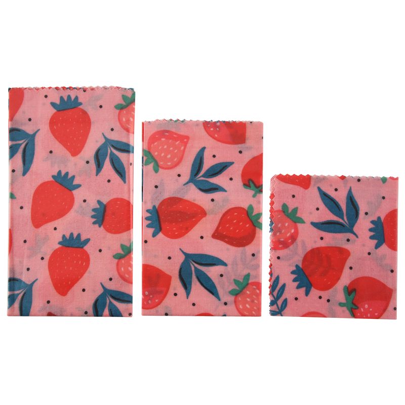 A01F-1Set Pembungkus Makanan K - Beeswax Food Wrap ulasan dan harga