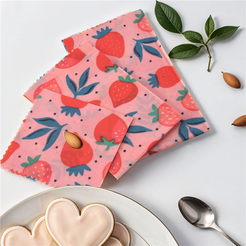 A01F-1Set Pembungkus Makanan K - Beeswax Food Wrap ulasan dan harga