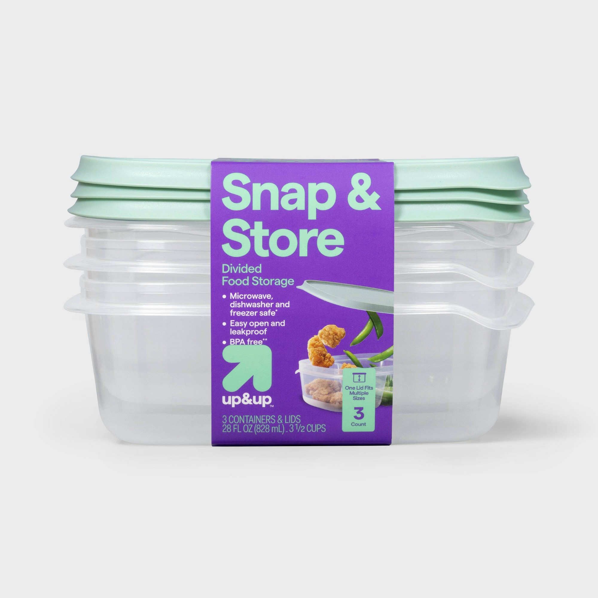 3 buah wadah penyimpanan makan - Storage Food Prep ulasan dan harga