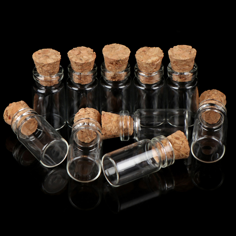10 Buah 1:12 Model Toples Kaca - Food Storage Jars With Wooden Lids ulasan dan harga