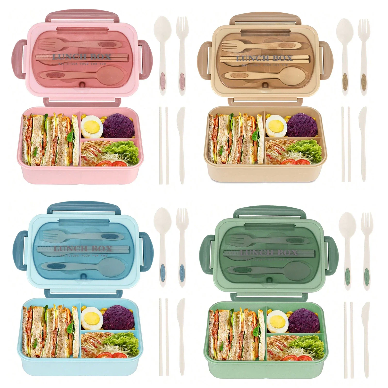 Kotak Bento Dewasa dengan 3 Ko - Food Storage Oven Safe ulasan dan harga