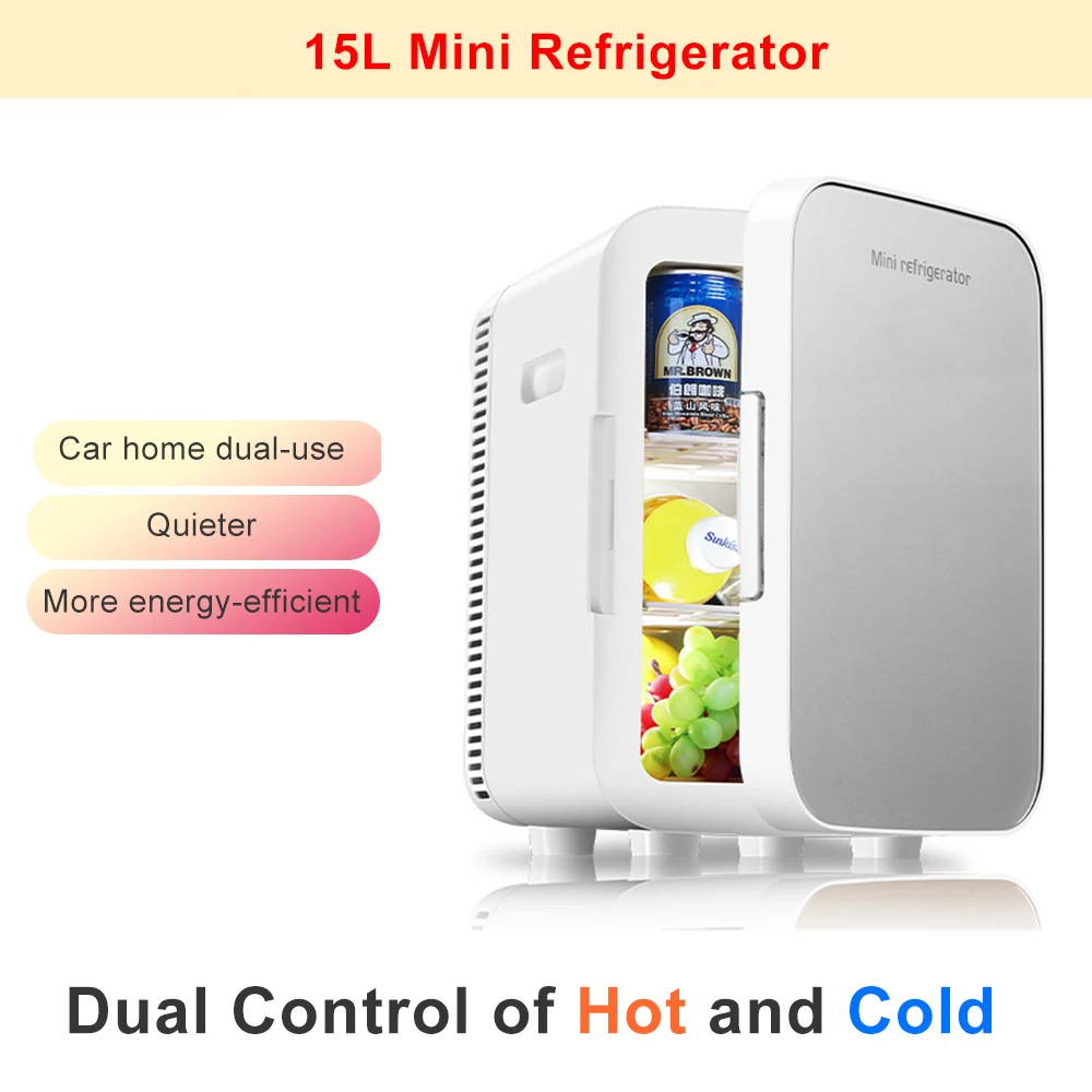 Kulkas Mini Mobil/Rumah 15L AC - Food Storage To Keep Warm ulasan dan harga