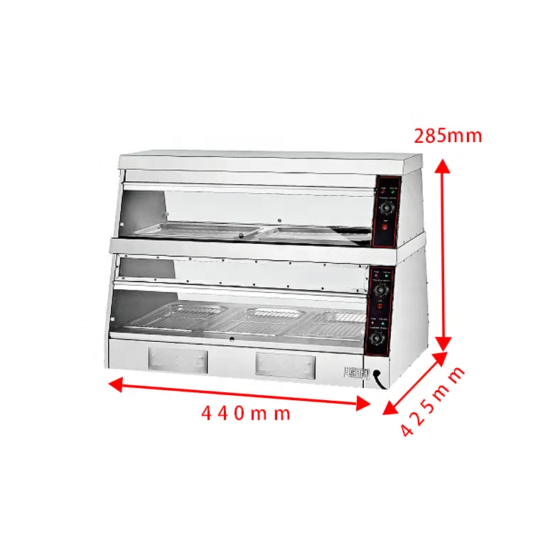 Etalase Pemanas Makanan Komers - Food Storage To Keep Warm ulasan dan harga