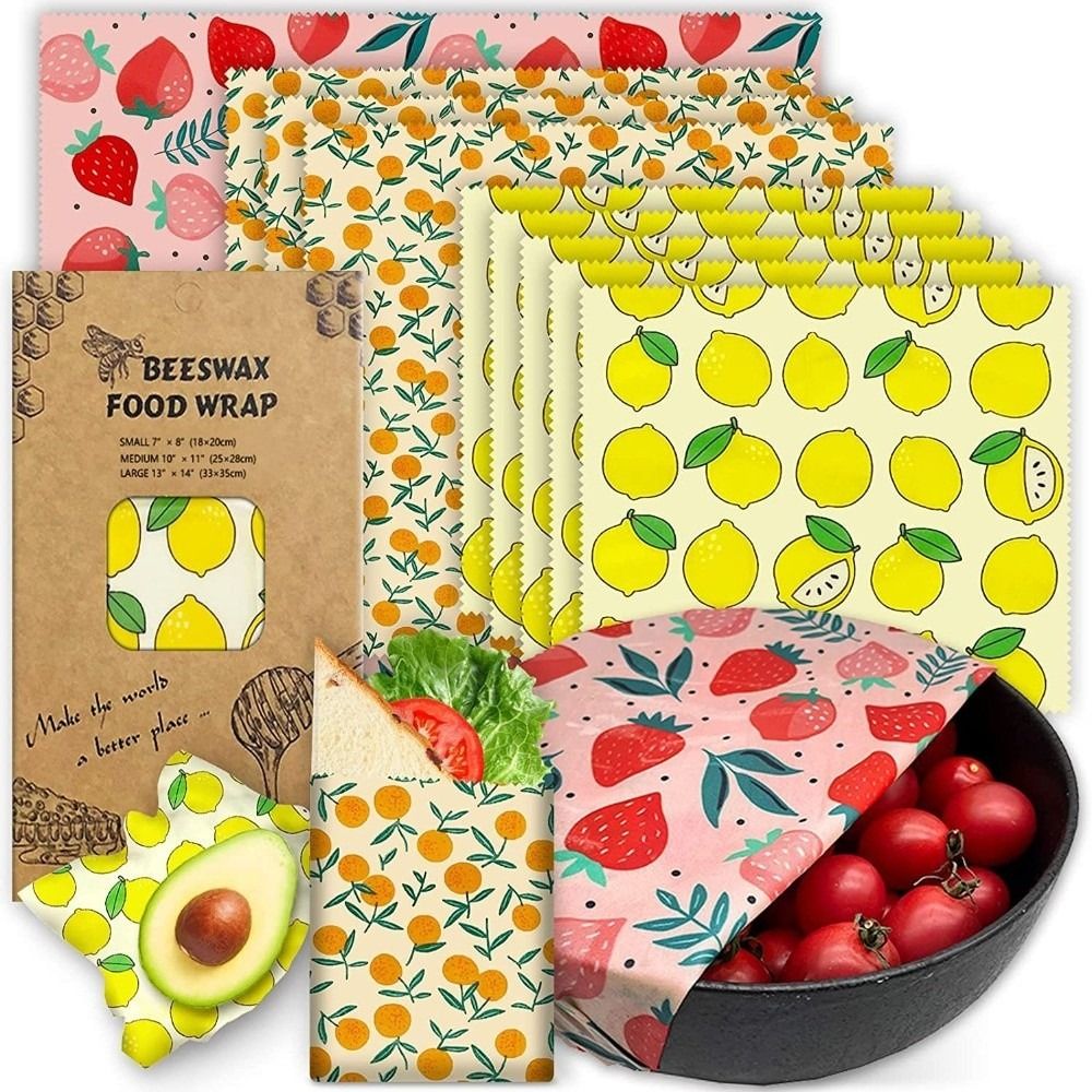 9pcs Pembungkus Makanan dari L - Beeswax Food Wrap ulasan dan harga
