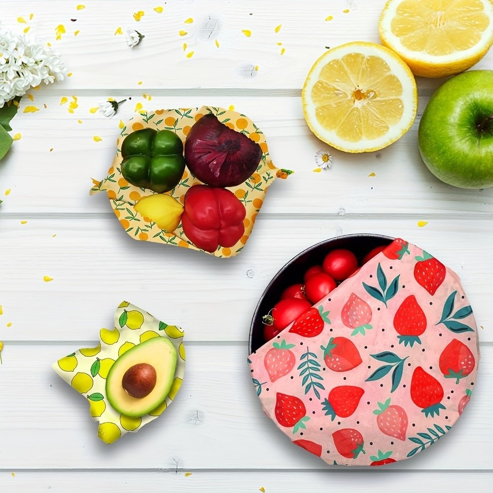 9pcs Pembungkus Makanan dari L - Beeswax Food Wrap ulasan dan harga