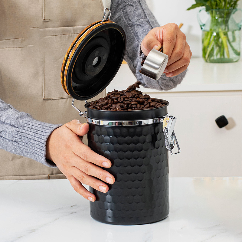 Wadah Kopi Stainless Steel Ked - Food Storage Stainless Steel Containers ulasan dan harga