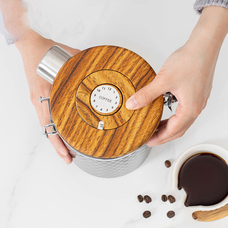 Wadah Kopi Stainless Steel Ked - Food Storage Stainless Steel Containers ulasan dan harga