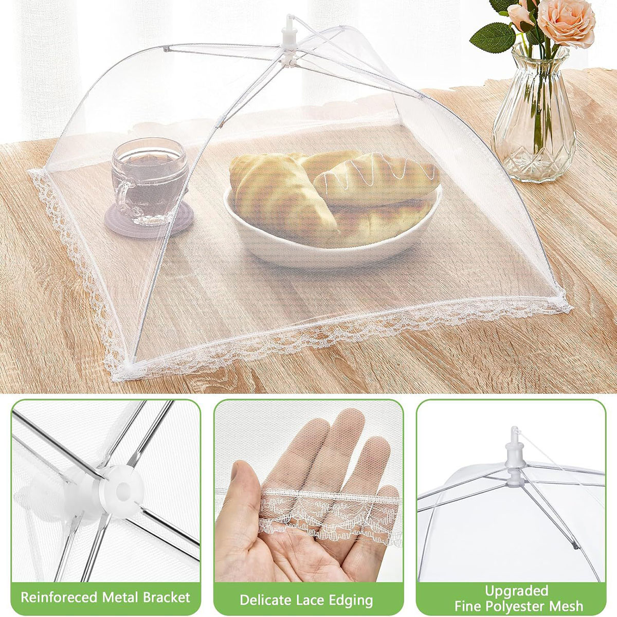 Penutup Makanan Jaring Lipat D - Food Storage Long Term ulasan dan harga