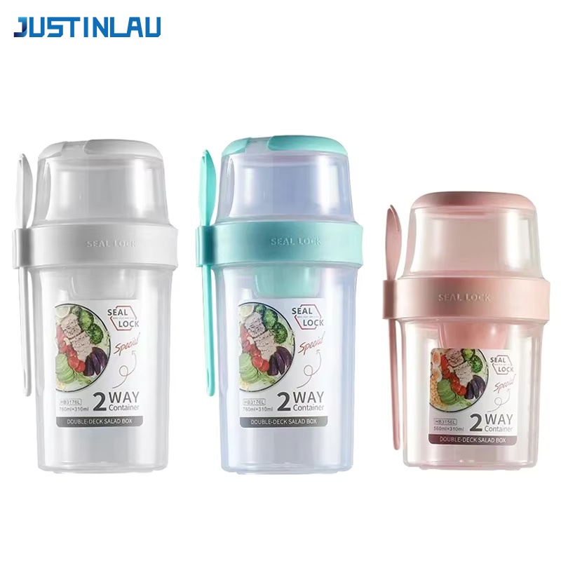 JUSTINLAU Cangkir Salad Pengur - Food Storage Oven Safe ulasan dan harga