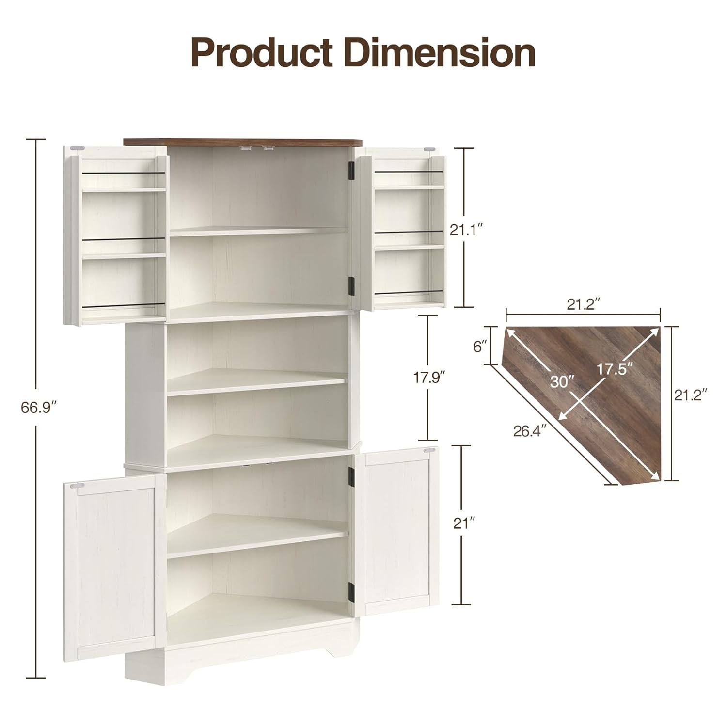 # Lemari Sudut, Lemari Penyimp - Food Storage For Pantry ulasan dan harga