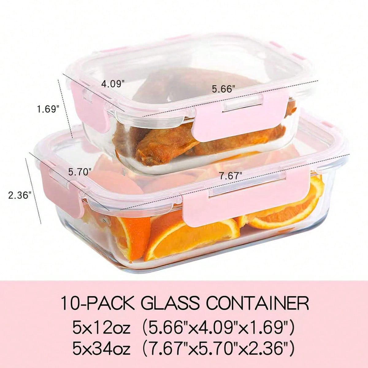 10 Wadah Makanan Kaca, Wadah P - Storage Food Prep ulasan dan harga