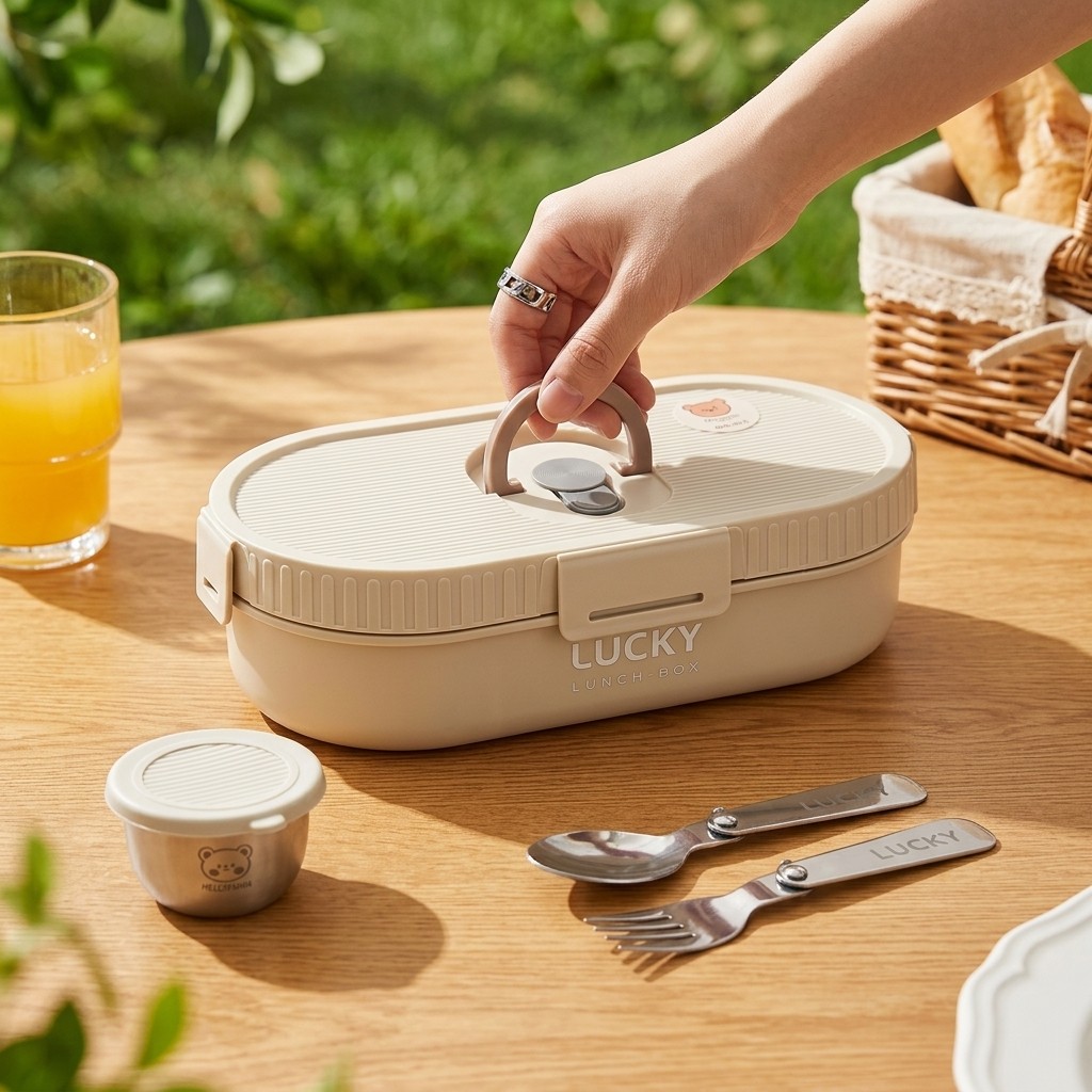 Kotak Makan Bento dari Baja Ta - Storage Food Prep ulasan dan harga