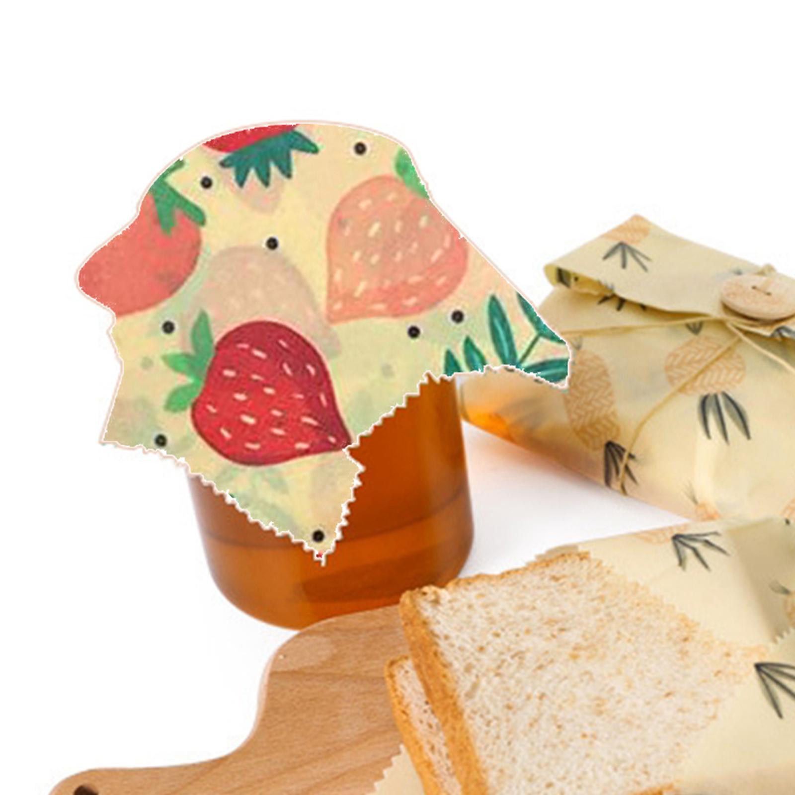 4x Pembungkus Makanan dari Lil - Beeswax Food Wrap ulasan dan harga