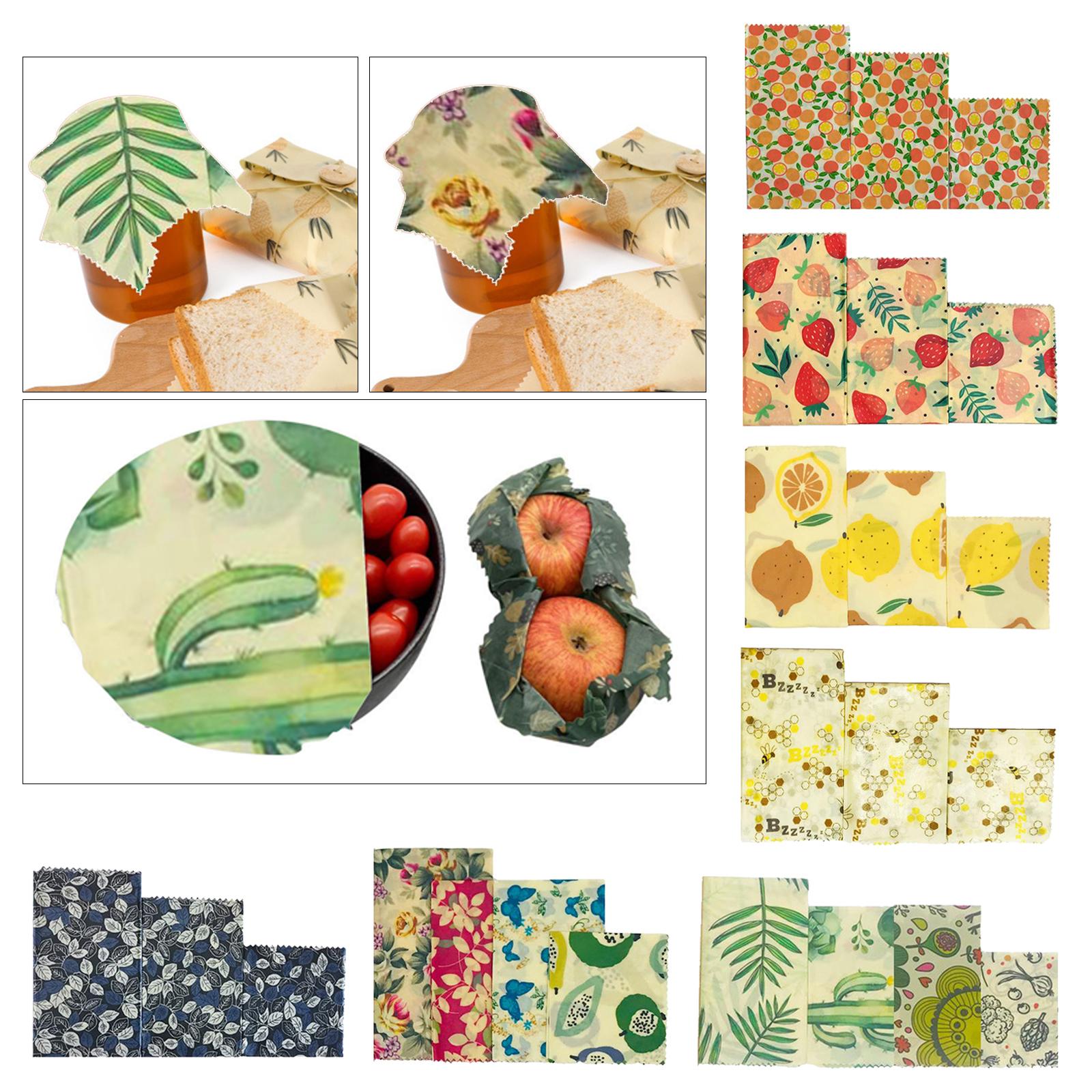4x Pembungkus Makanan dari Lil - Beeswax Food Wrap ulasan dan harga