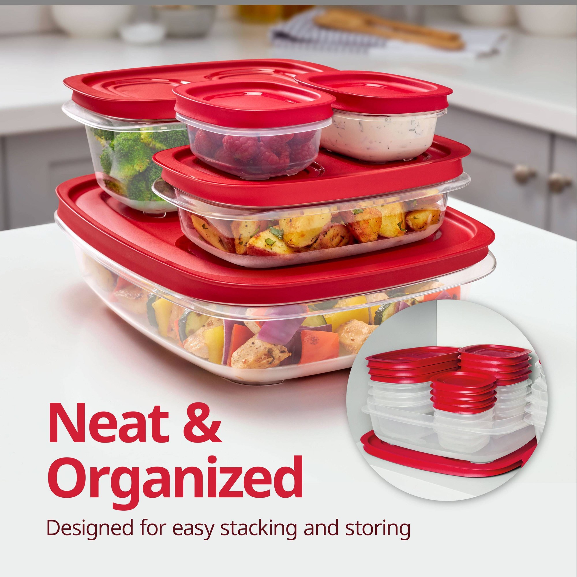 Wadah Penyimpanan Makanan Pers - Storage Food Prep ulasan dan harga