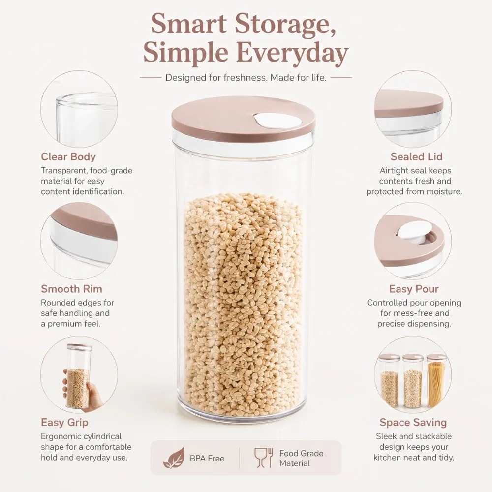 Kotak Penyimpanan Mie Kedap Ud - Food Storage For Pantry ulasan dan harga