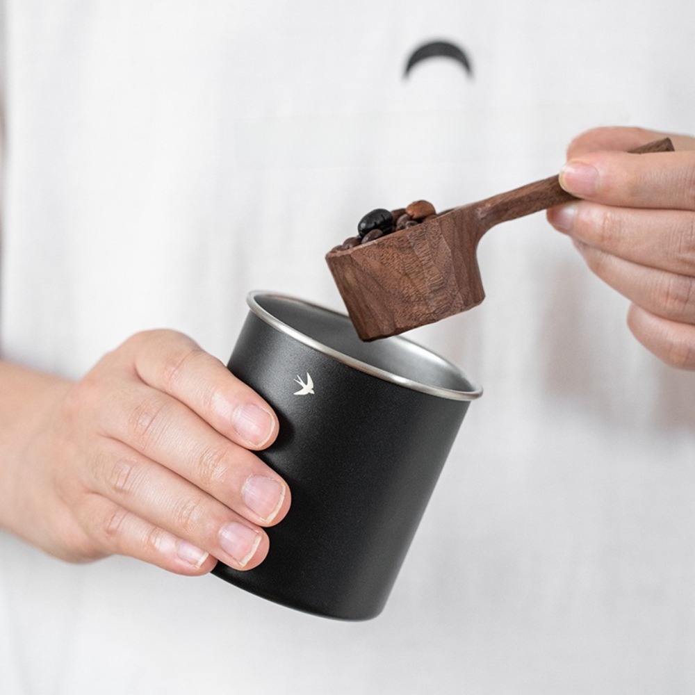 Toples Matcha Baja Tahan Karat - Food Storage Jars With Wooden Lids ulasan dan harga