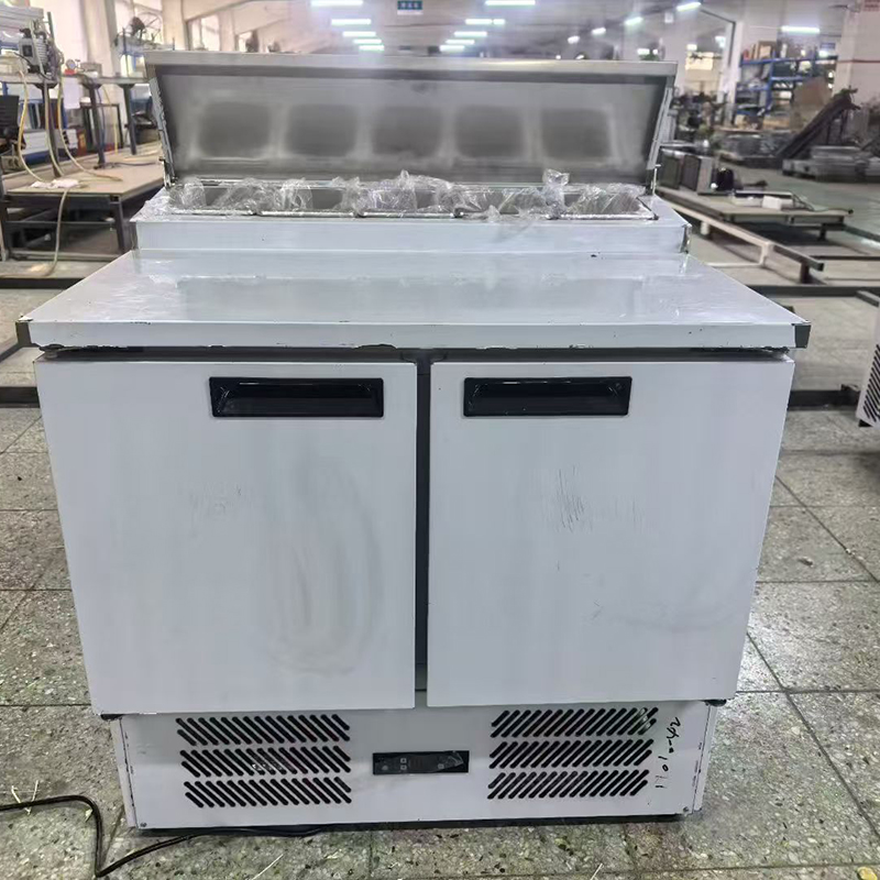 Kulkas Meja Persiapan Pizza 2  - Storage Food Prep ulasan dan harga