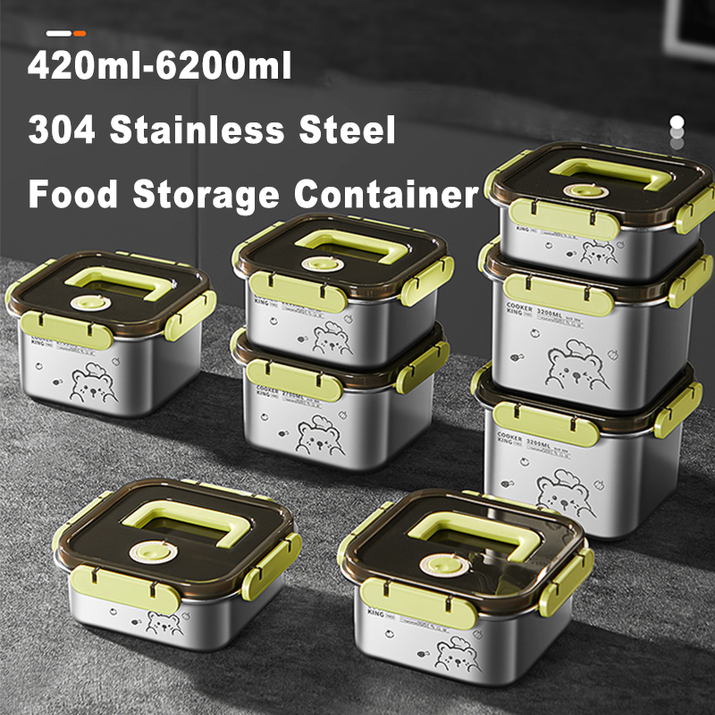 COOKER KING 420Ml-6200Ml Wadah - Food Storage Stainless Steel Containers ulasan dan harga
