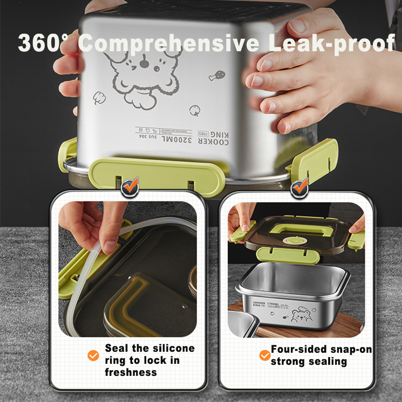 COOKER KING 420Ml-6200Ml Wadah - Food Storage Stainless Steel Containers ulasan dan harga