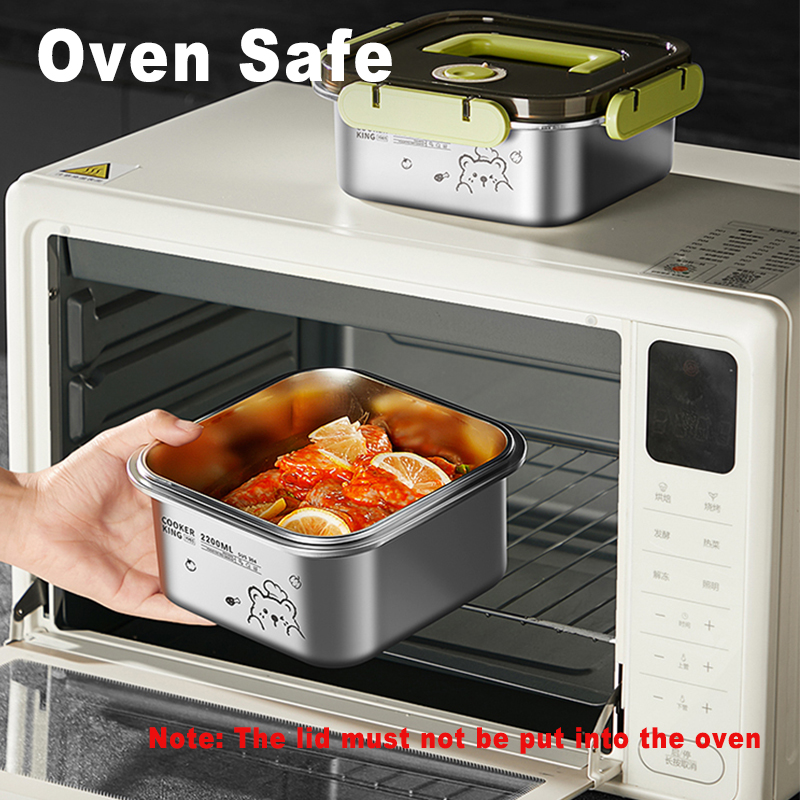 COOKER KING 420Ml-6200Ml Wadah - Food Storage Stainless Steel Containers ulasan dan harga
