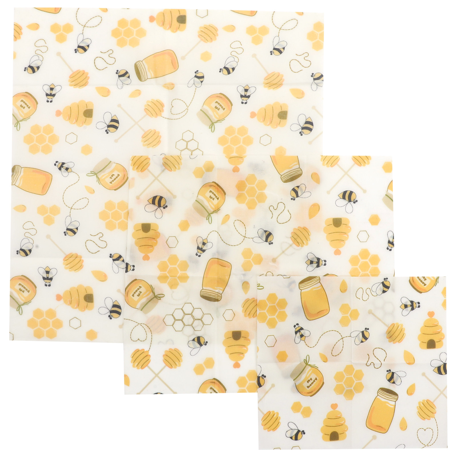 3pcs Pembungkus Makanan dari L - Beeswax Food Wrap ulasan dan harga