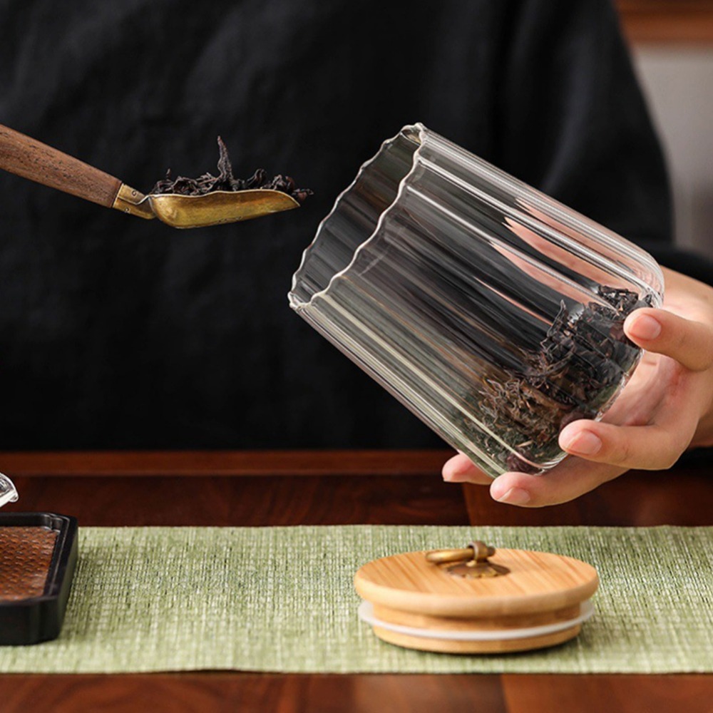 Wadah makanan dapur botol peny - Food Storage Jars With Wooden Lids ulasan dan harga