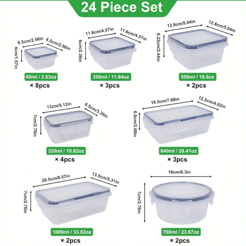 48PCS Set Wadah Penyimpanan Ma - Food Storage For Pantry ulasan dan harga