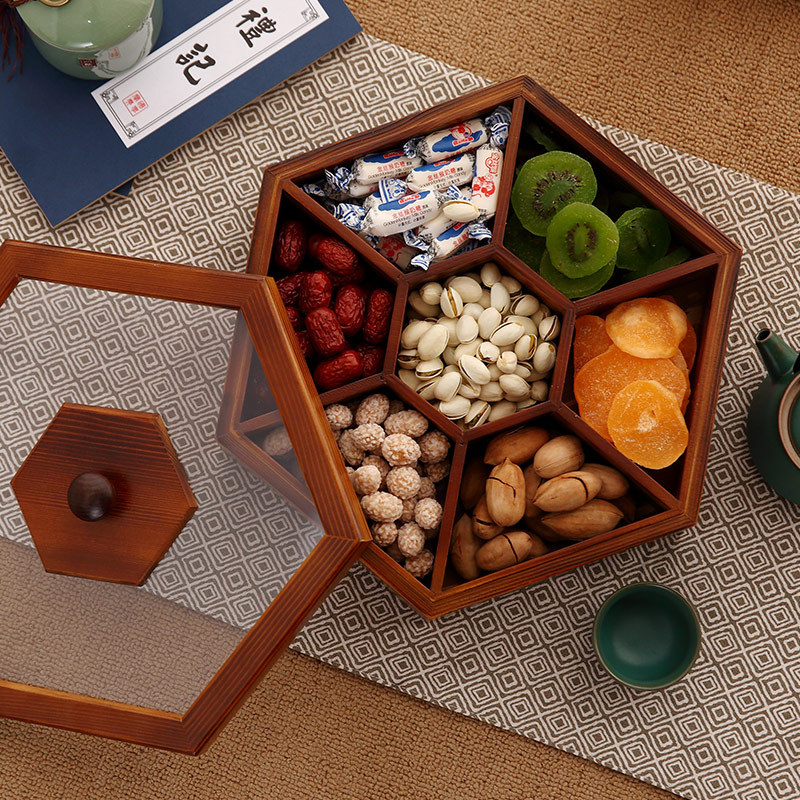 Kotak Penyimpanan Biskuit Perm - Food Storage Jars With Wooden Lids ulasan dan harga